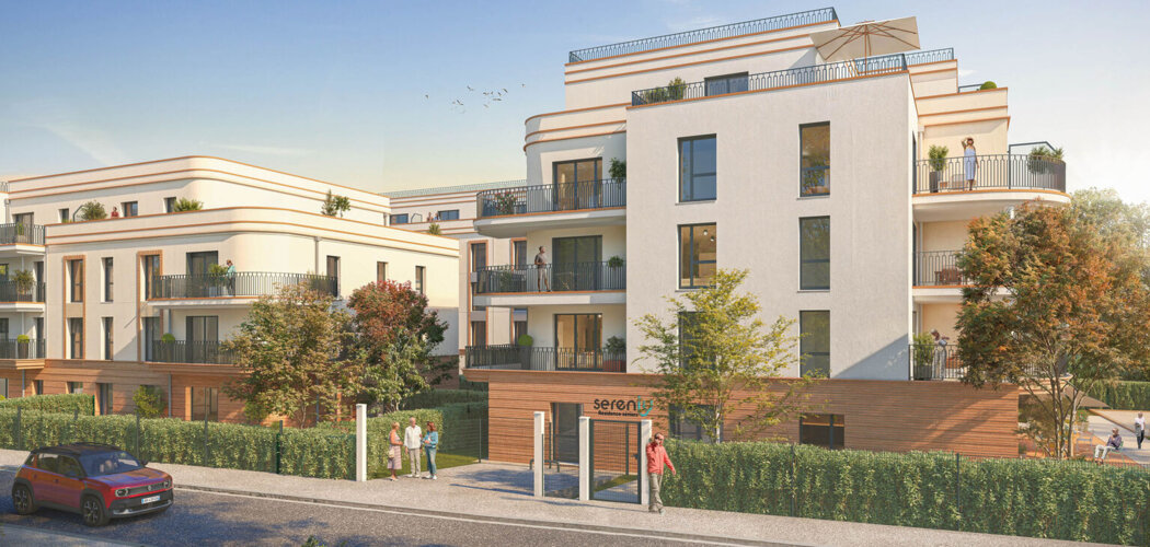 Programme immobilier neuf SERENLY FONTAINEBLEAU - Fontainebleau résidence seniors dans un quartier résidentiel (77300) - Référence : 18579
