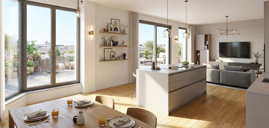 Programme immobilier neuf Villa Caterina - Fontenay-aux-Roses commerces et tramway T6 à pied (92260) - Référence : 18581