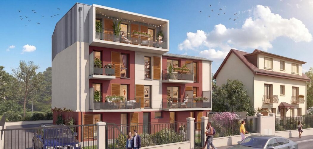 Programme immobilier neuf VILLA ROSELIA (94) - Fontenay-sous-Bois logements du studio au 4 pièces aux portes de Paris (94120) - Référence : 17791