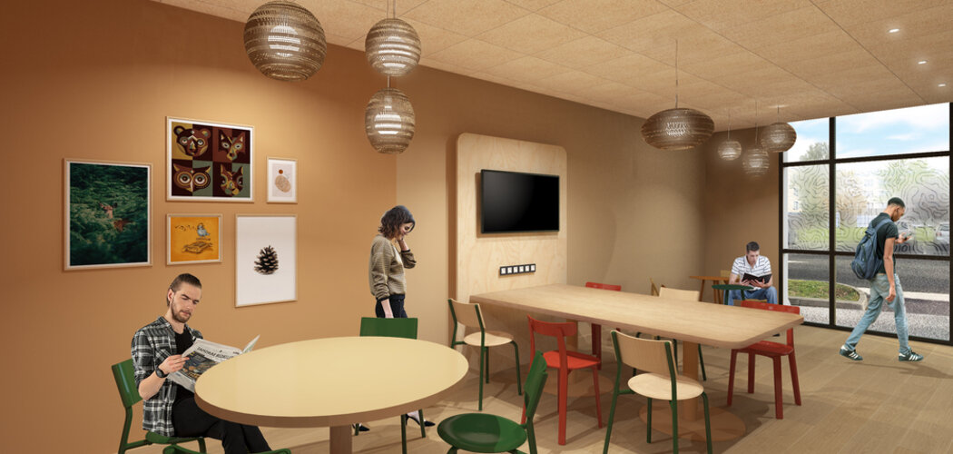 Programme immobilier neuf RESIDENCE UPSILON - Gif-sur-Yvette : logements co-living neufs sécurisés et verdoyants proche des transports (91190) - Référence : 7872