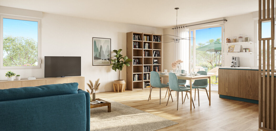 Programme immobilier neuf " Le 20 " - Hardricourt : logements neufs sécurisés et verdoyants proche des transports (78250) - Référence : 8083