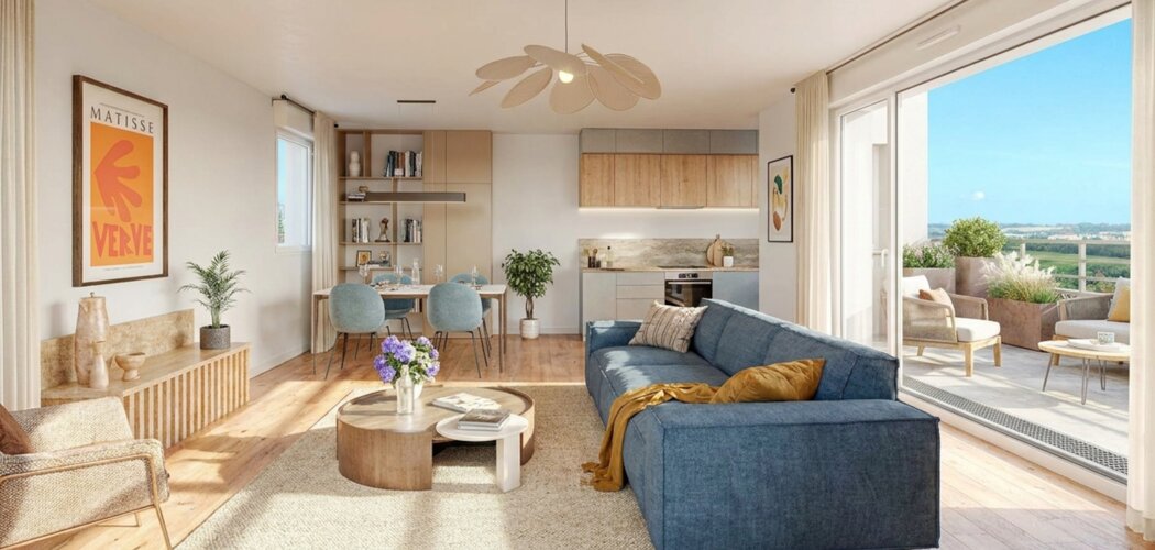 Programme immobilier neuf Domaine Des Longs Champs - Appartements - Houdan à 7 min à vélo du Transilien N (78550) - Référence : 16389