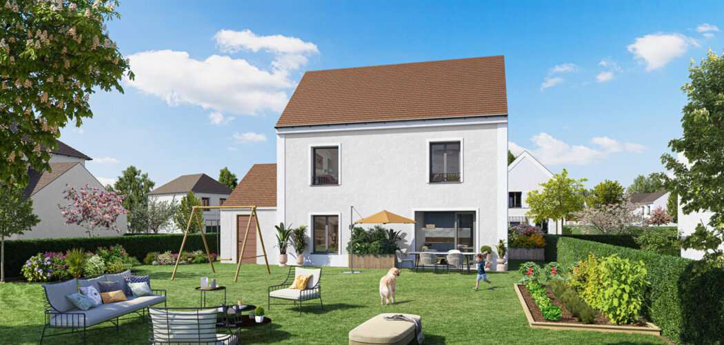 Programme immobilier neuf Villas d'Isles - Isles-lès-Villenoy : logements neufs 4 et 5 pièces proches de Chessy Marne-la-Vallée (77450) - Référence : 16020