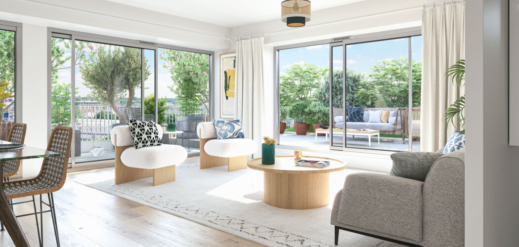 Programme immobilier neuf AVENUE DE L'INDUSTRIE - Ivry-sur-Seine : logements neufs écoresponsables et lumineux en bords de Seine (94200) - Référence : 18022
