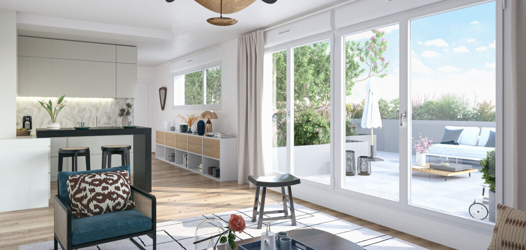 Programme immobilier neuf AVENUE DE L'INDUSTRIE - Ivry-sur-Seine : logements neufs écoresponsables et lumineux en bords de Seine (94200) - Référence : 18022