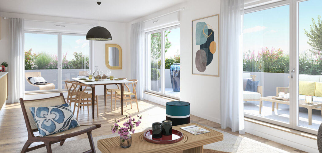 Programme immobilier neuf AVENUE DE L'INDUSTRIE - Ivry-sur-Seine : logements neufs écoresponsables et lumineux en bords de Seine (94200) - Référence : 18022