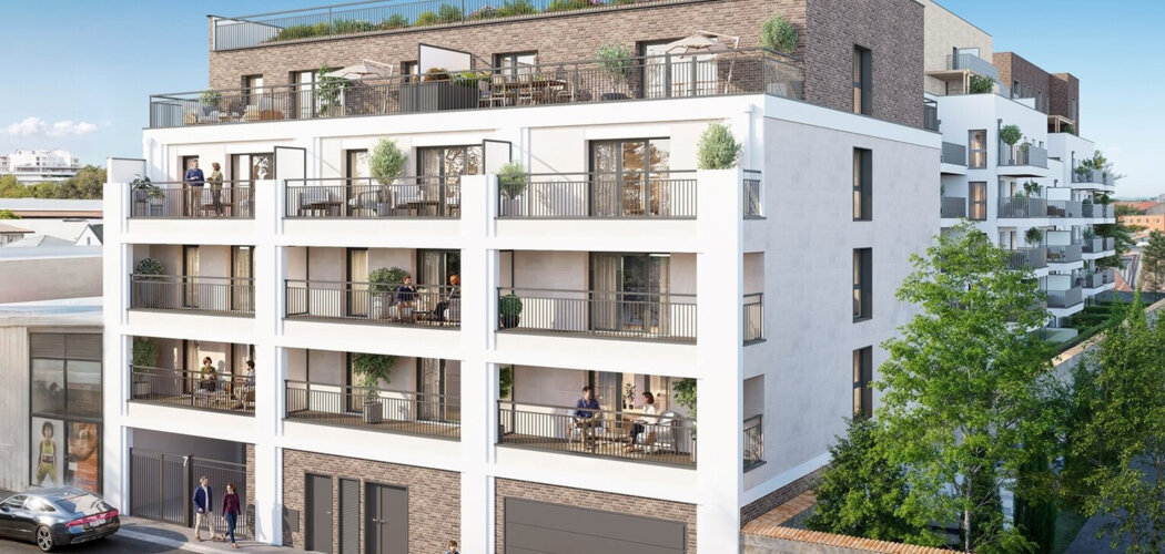Programme immobilier neuf 7 rue Gaston Monmousseau - Ivry-sur-Seine résidence contemporaine aux portes de Paris (94200) - Référence : 18235