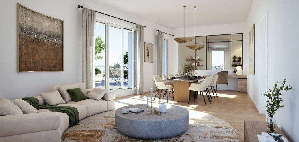 Programme immobilier neuf Haute Rive - Joinville-le-Pont : logements neufs sécurisés et lumineux proche du RER A (94340) - Référence : 14895