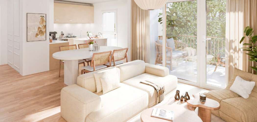 Programme immobilier neuf Agora Initio - Jouy-le-Moutier RER A vers Paris et cadre verdoyant (95280) - Référence : 18367