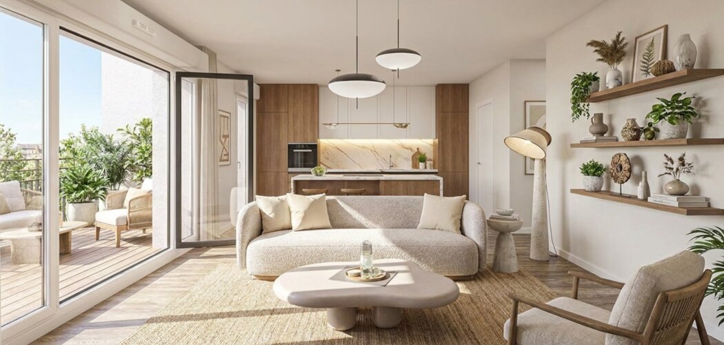 Programme immobilier neuf ESCALE SAND - Juvisy-sur-Orge à distance piétonne du RER D et C direction Paris (91260) - Référence : 16544