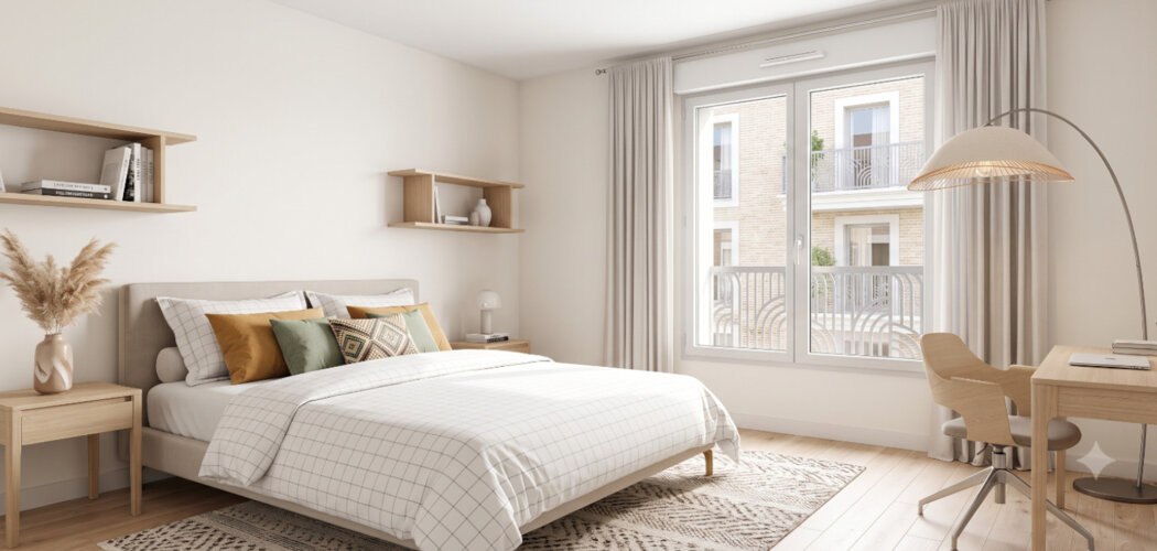 Programme immobilier neuf Les Jardins de l'Haÿ - TR1 LIBRE - L'Hay-les-Roses : logements neufs sécurisés et verdoyants proche des transports (94240) - Référence : 15024