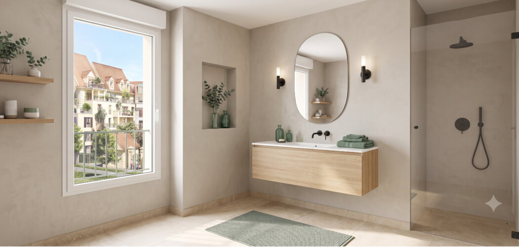 Programme immobilier neuf Le Domaine du Chevalier - Le Blanc-Mesnil : Résidence studio–T5 avec cadre résidentiel et confort optimisé proche des commodités (93150) - Référence : 14760