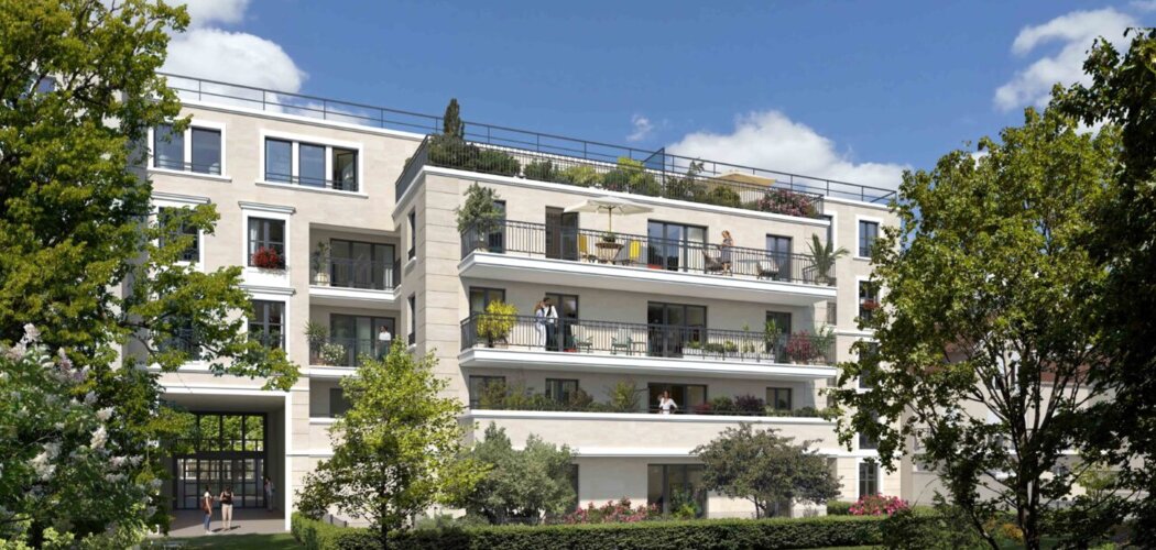 Programme immobilier neuf Le Jardin du Pont de Bry - Le Perreux-sur-Marne : logements neufs sécurisés et verdoyants en bord de Marne (94170) - Référence : 14967