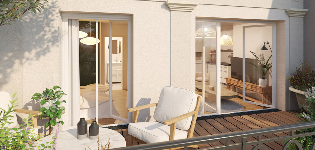 Programme immobilier neuf Plessis Le Magnifique - Le Plessis-Robinson appartements avec extérieur près du T6 (92350) - Référence : 17396