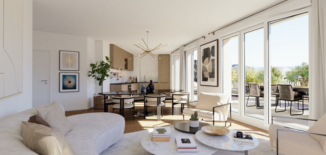 Programme immobilier neuf Eugénie - Le Plessis-Robinson : logements neufs du studio au T6 proche du tramway T10 (92350) - Référence : 15845