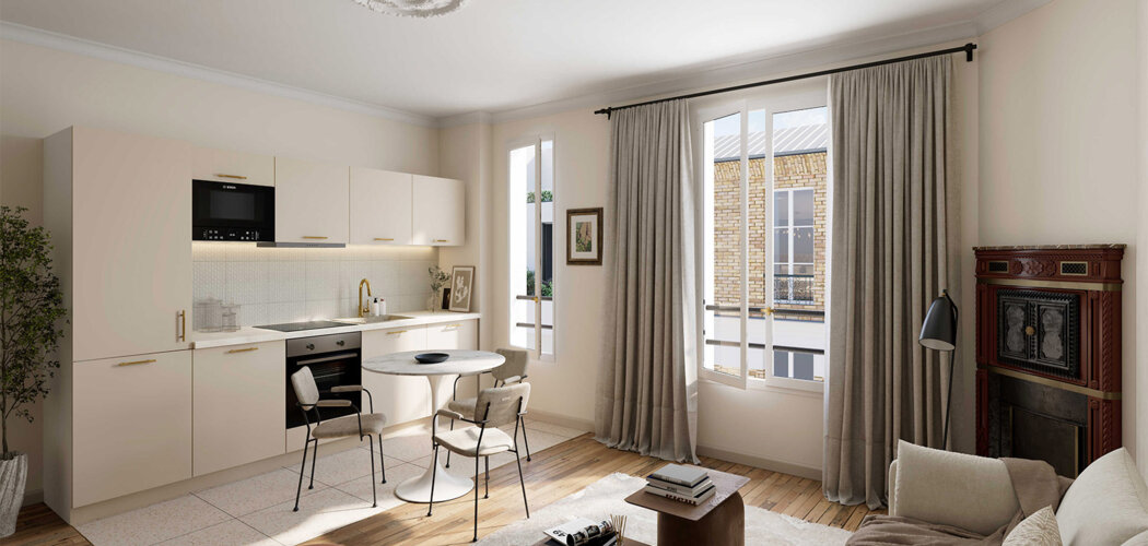 Programme immobilier neuf MARJOLIN - Levallois-Perret réhabilitation à proximité des quais de Seine (92300) - Référence : 16592