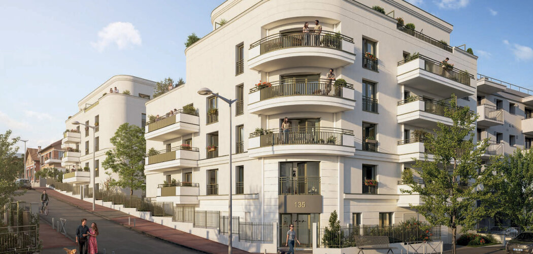 Programme immobilier neuf LES TERRASSES FLOUQUET - L’Haÿ-les-Roses logements du studio au 4 pièces proches RER B et métro 14 (94240) - Référence : 17744