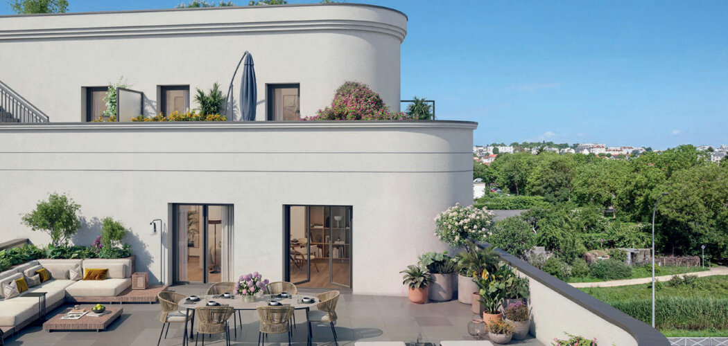 Programme immobilier neuf LES TERRASSES FLOUQUET - L’Haÿ-les-Roses logements du studio au 4 pièces proches RER B et métro 14 (94240) - Référence : 17744