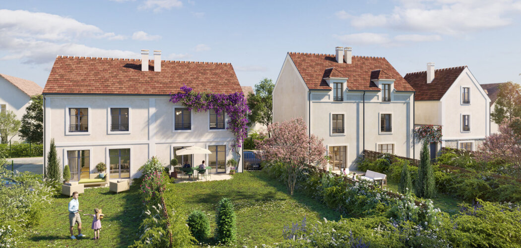 Programme immobilier neuf Domaine Céladon - Maisons-Laffitte maisons 5 pièces dans l’Ouest parisien (78600) - Référence : 17783