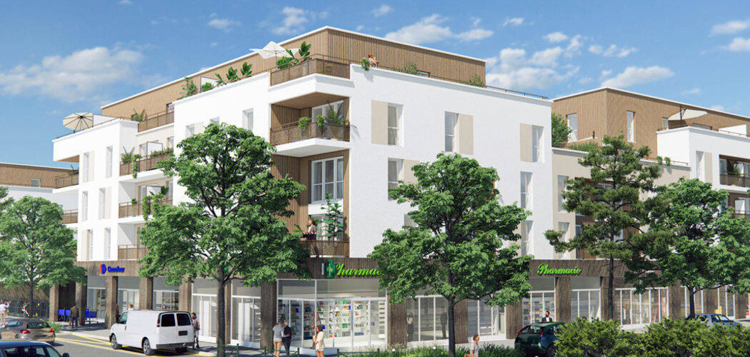 Programme immobilier neuf GINKGO - Melun : Résidence T2–T4 avec cadre écologique et confort optimisé proche des commerces (77000) - Référence : 17803