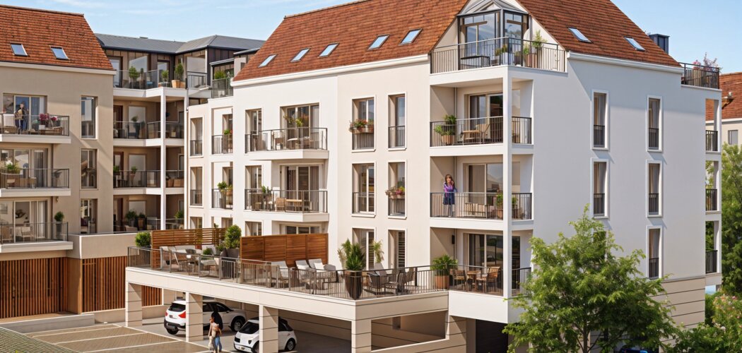 Programme immobilier neuf Les Sentes du Vexin (78) - Meulan-en-Yvelines à deux pas de la gare Meulan Hardricourt (78250) - Référence : 12509