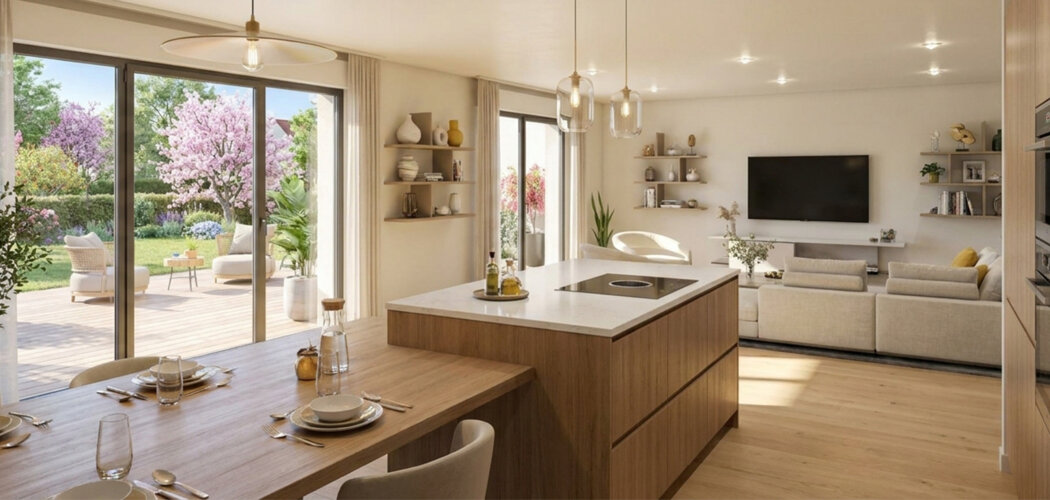 Programme immobilier neuf DOMAINE DE LA PLAINE - Montesson cadre verdoyant proche RER A Sartrouville (78360) - Référence : 17696