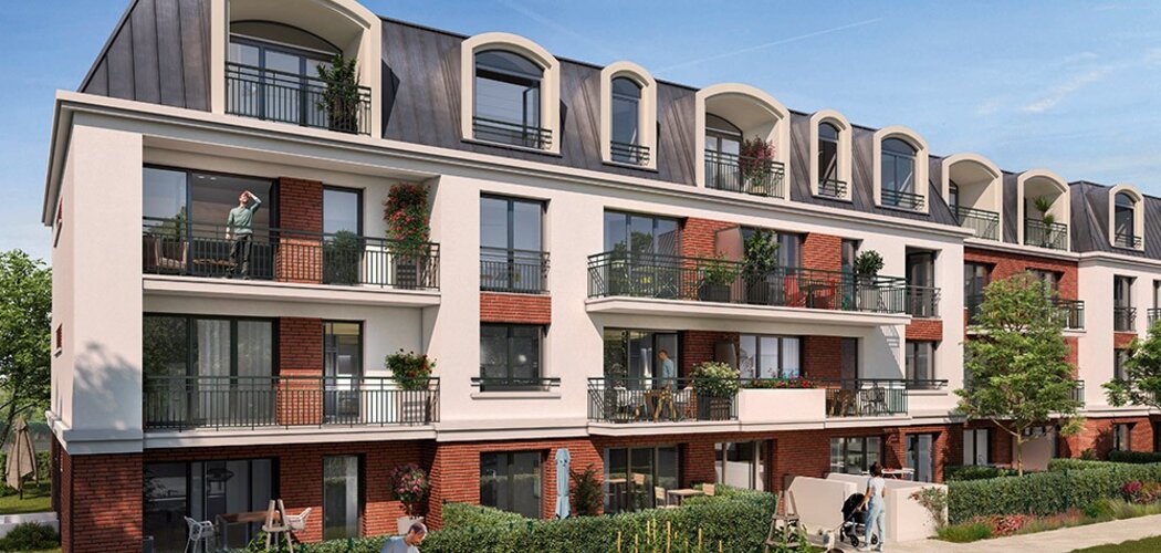 Programme immobilier neuf Les Jardins d'Adèle (93) - Montfermeil à proximité du tramway T4 (93370) - Référence : 16397