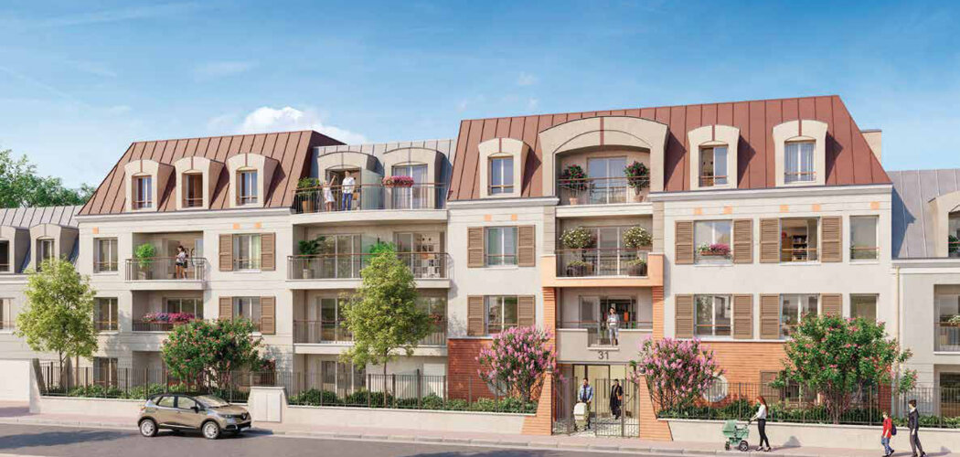 Programme immobilier neuf Résidence Albert Mourlan (93) - Montfermeil à quelques minutes à pied du Tram T4 (93370) - Référence : 16432
