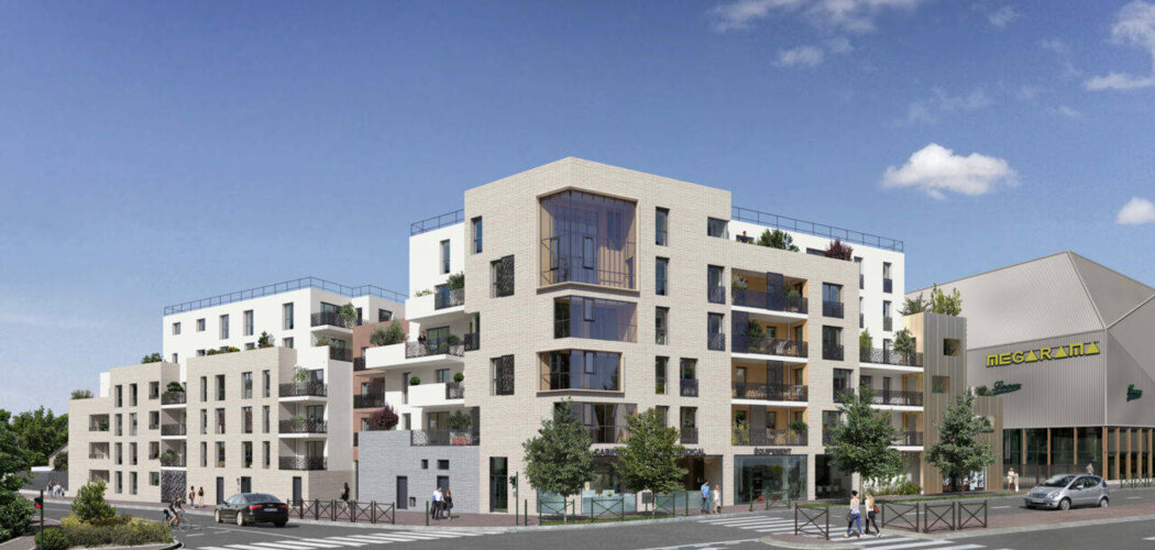 Programme immobilier neuf Les Terrasses - Coeur de ville - Montigny-lès-Cormeilles : logements neufs sécurisés et lumineux en centre-ville (95370) - Référence : 7690