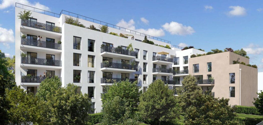 Programme immobilier neuf Les Terrasses - Coeur de ville - Montigny-lès-Cormeilles : logements neufs sécurisés et lumineux en centre-ville (95370) - Référence : 7690