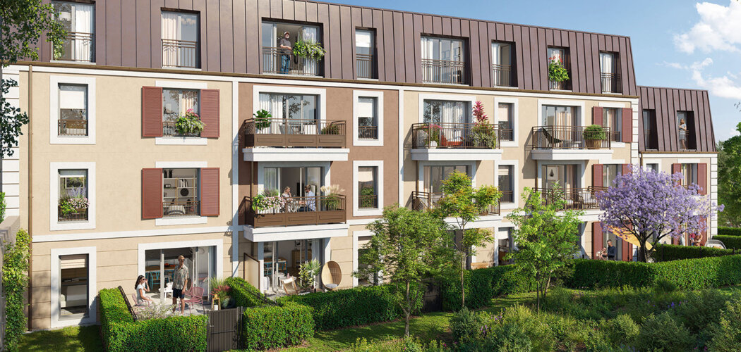 Programme immobilier neuf L Ecrin Harmonie - Montlhéry centre-ville à pied et Paris à moins d’une heure (91310) - Référence : 18569
