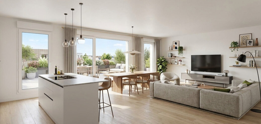 Programme immobilier neuf Domaine du Château - Montlhéry en plein centre ville (91310) - Référence : 16029