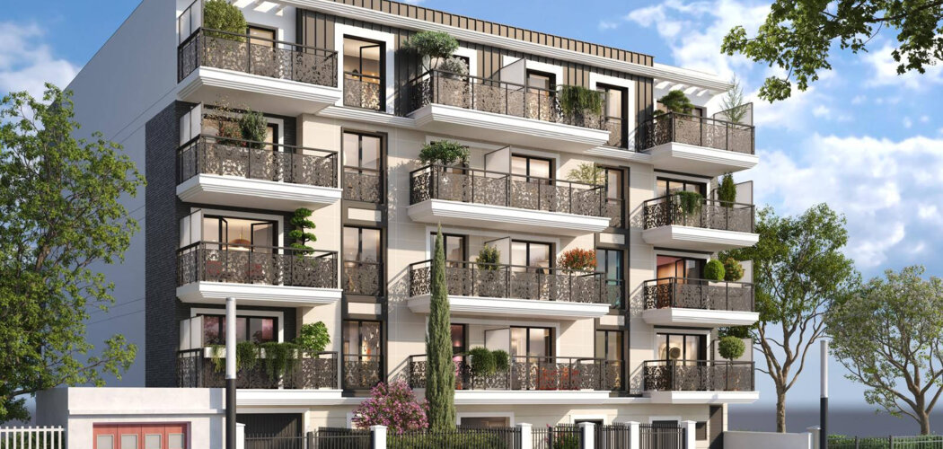 Programme immobilier neuf villa clementina - Neuilly-sur-Marne cadre de vie pratique à proximité des RER A et E (93360) - Référence : 12245