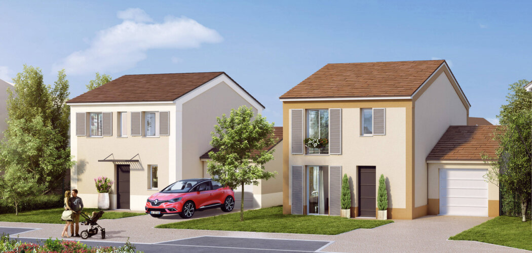 Programme immobilier neuf Le Hameau Fleuri - Nointel : Résidence T4–T5 avec cadre familial et confort optimisé proche des transports (95590) - Référence : 5964