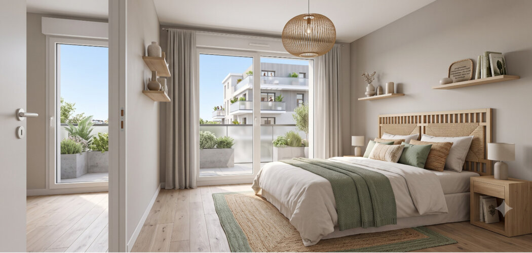 Programme immobilier neuf Les Terrasses des Coteaux - Noisy-le-Grand : logements neufs sécurisés et verdoyants proche de la gare RER A (93160) - Référence : 14878