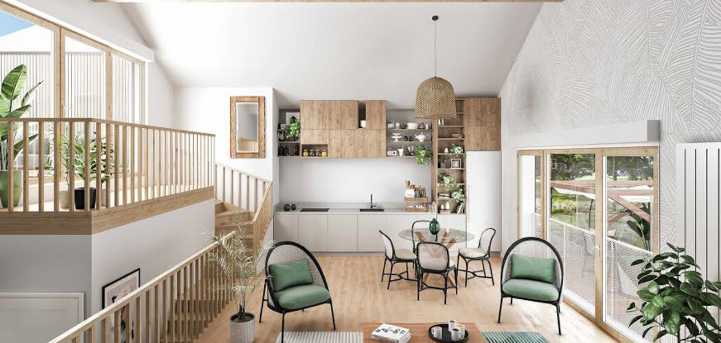 Programme immobilier neuf Belle-Ile-en-Marne - Noisy-le-Grand : Résidence studio–T5 avec cadre champêtre et confort optimisé proche des espaces verts (93160) - Référence : 14229