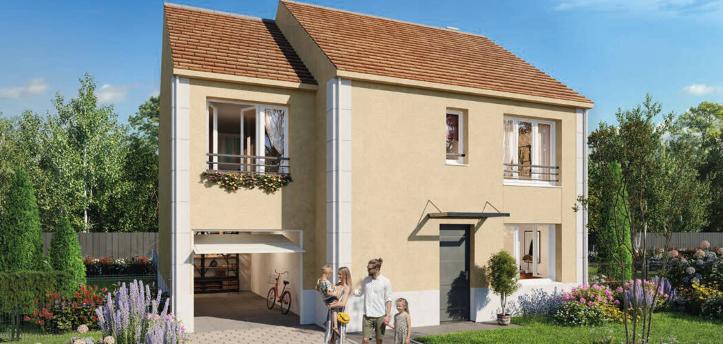 Programme immobilier neuf Les villas du Bois Joli - Osny maison à proximité du parc du Château (95520) - Référence : 18461