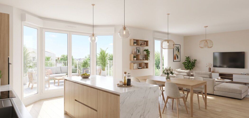 Programme immobilier neuf Les Jardins de Quentin - Ozoir-la-Ferrière RER E accessible en 13 min en bus (77330) - Référence : 18500