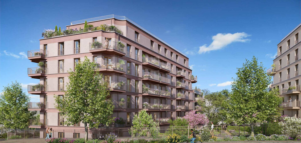 Programme immobilier neuf Les Jardins Kléber - Pantin proche commodités et métro 5 (93500) - Référence : 18291