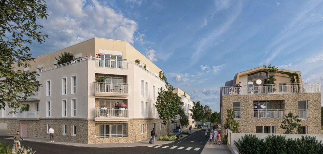 Programme immobilier neuf Côté Village - Pierrelaye cœur de ville à proximité du RER C (95480) - Référence : 17489