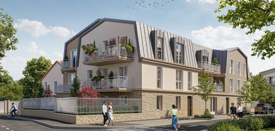 Programme immobilier neuf Côté Village - Pierrelaye cœur de ville à proximité du RER C (95480) - Référence : 17489