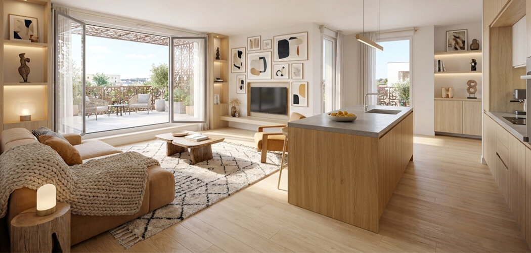 Programme immobilier neuf LE DOMAINE DU PARC MANSART - BAT G - Plaisir résidence du Clos à deux pas du centre (78370) - Référence : 18450