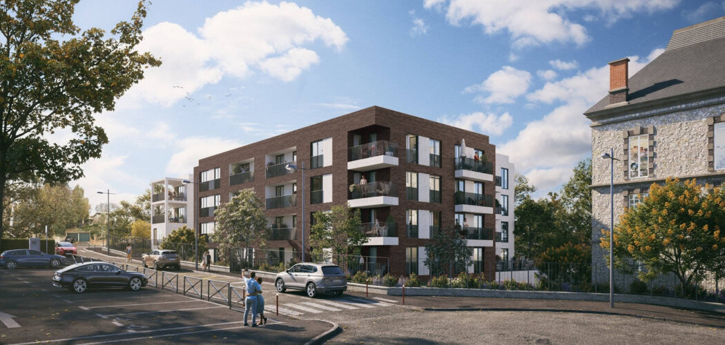 Programme immobilier neuf LE DOMAINE DE CHABANNEAUX - Pomponne : logements neufs sécurisés et verdoyants proche des transports (77400) - Référence : 8438