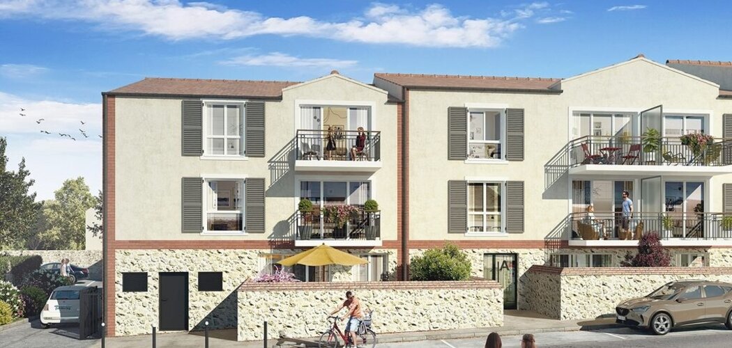 Programme immobilier neuf RUELLE AUX VIGNES - Provins : logements neufs sécurisés et verdoyants proche des commodités (77160) - Référence : 15018