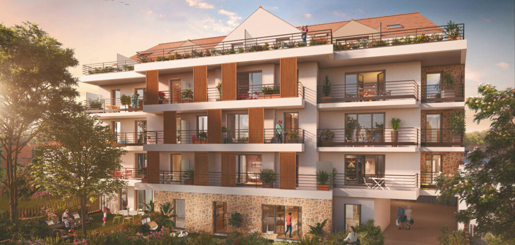Programme immobilier neuf Le Clos d'Alice - Roissy-en-Brie : logements neufs T2–T4 proche des commerces et du centre-ville (77680) - Référence : 9643