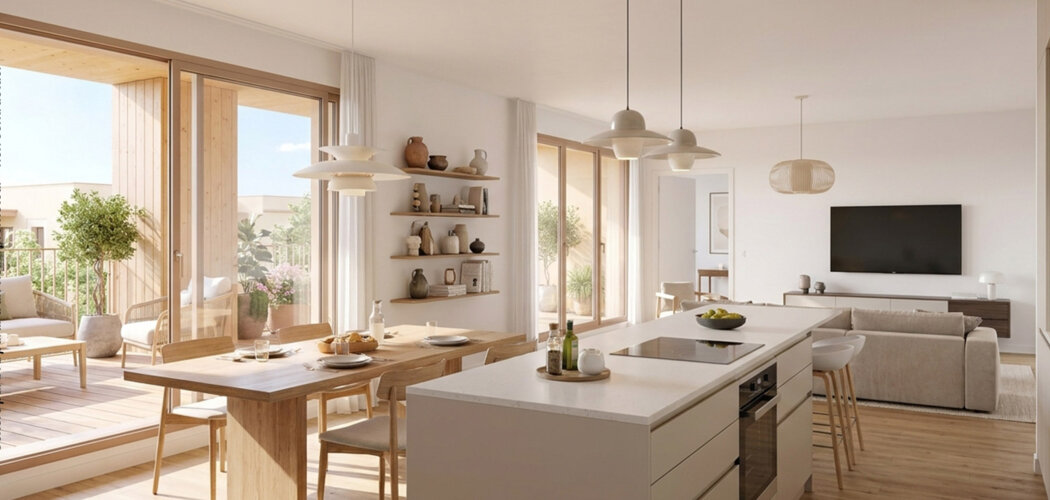 Programme immobilier neuf O² - Romainville duplex esprit loft proche Paris et espaces verts (93230) - Référence : 17579