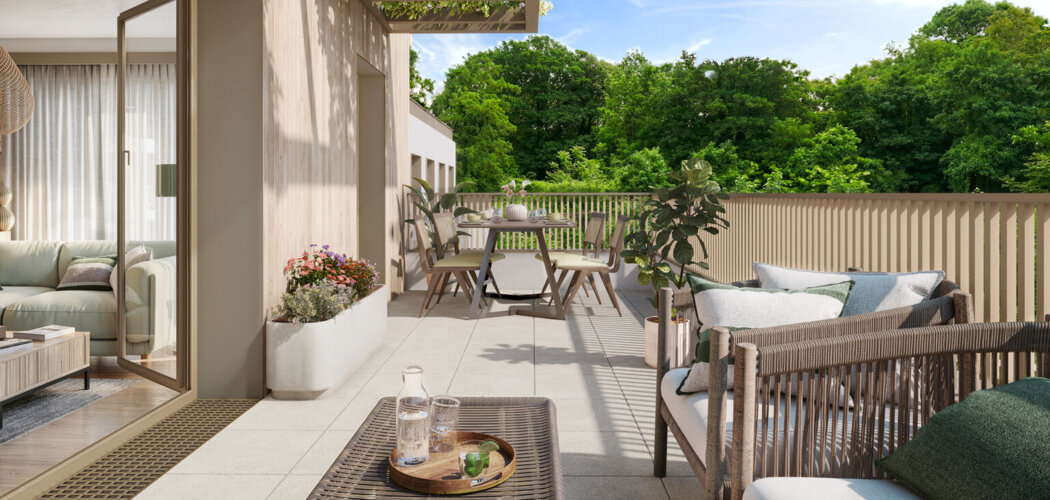 Programme immobilier neuf ACCORD NATURE - Romainville logements du studio au 5 pièces près du métro 5 (93230) - Référence : 17821