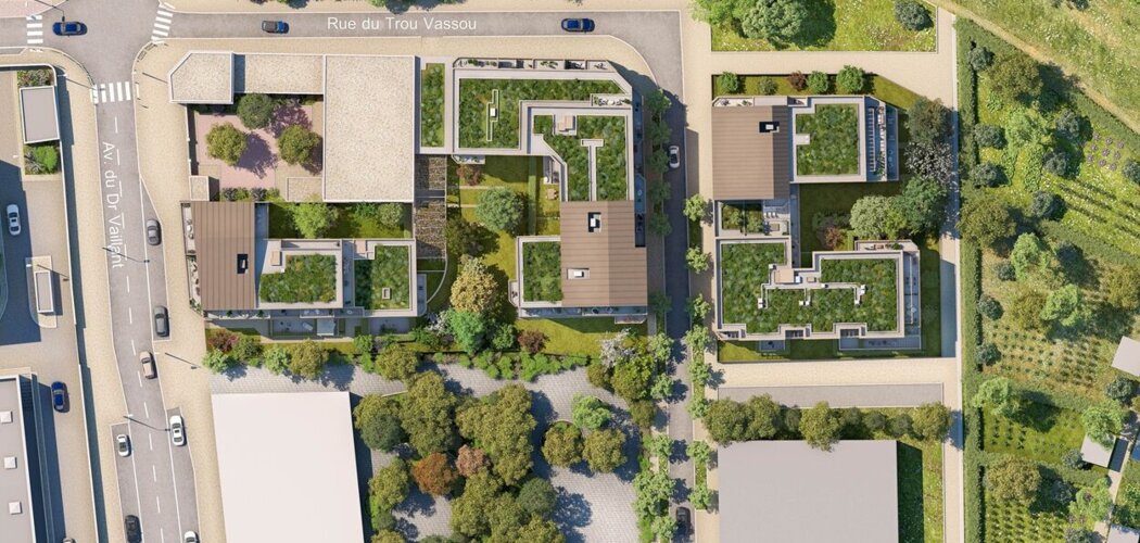 Programme immobilier neuf ACCORD NATURE - Romainville logements du studio au 5 pièces près du métro 5 (93230) - Référence : 17821