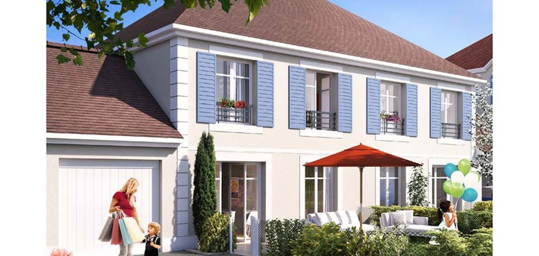 Programme immobilier neuf VILLA RUBELLA - Rubelle : Résidence avec jardins, terrasses et parkings sécurisés dans le quartier Les Trois Noyers (77950) - Référence : 1842