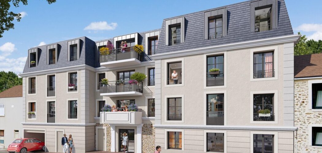 Programme immobilier neuf Villas Péri - Coeur de Ville - Saint-Cyr-L’École, logements neufs et proximité Versailles en centre-ville (78210) - Référence : 15949